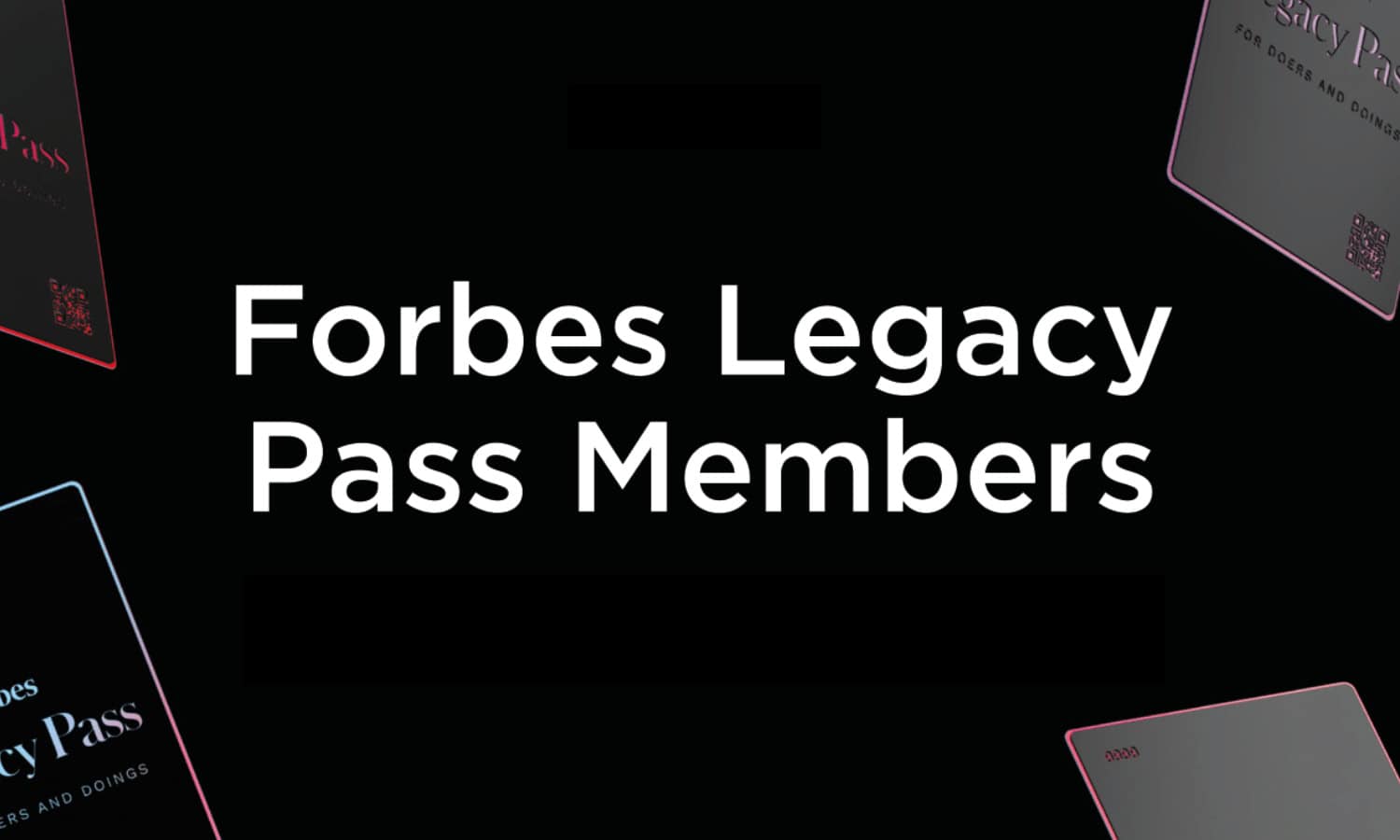 Forbes Web3 празднует инновации: участники Legacy Pass представлены в журнале Forbes