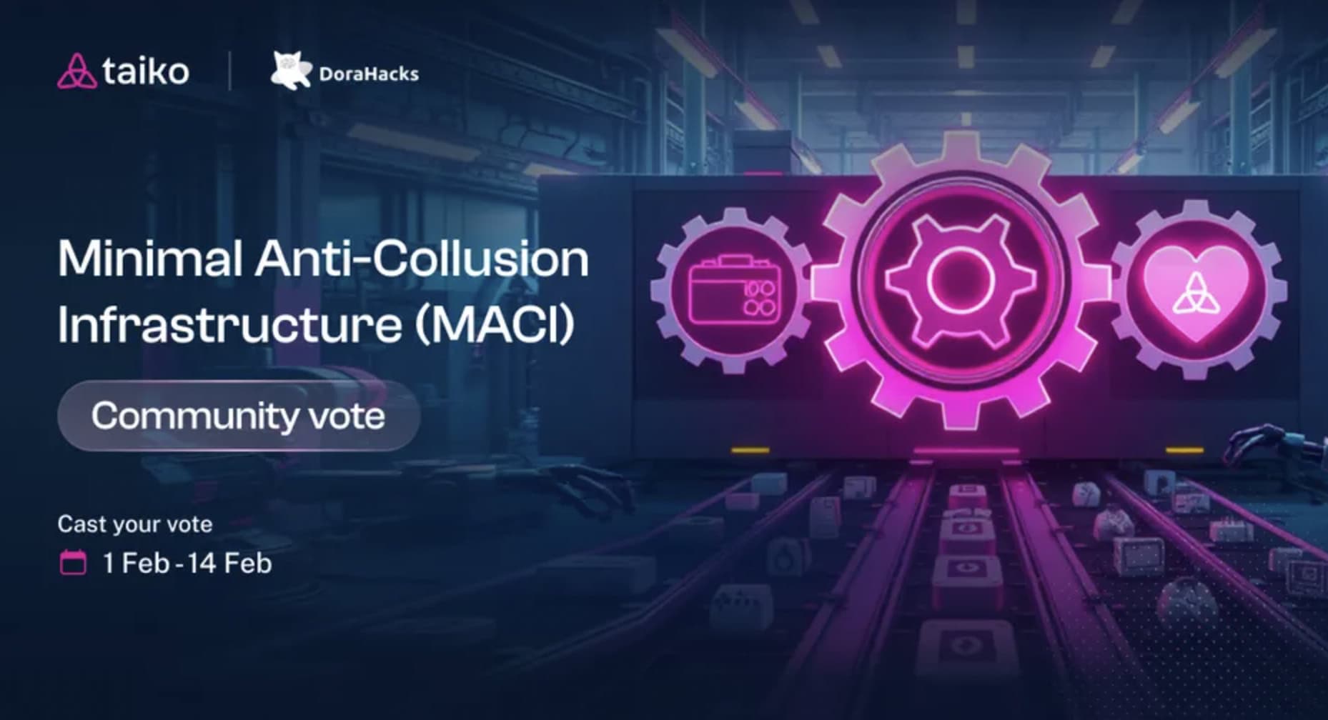 Ethereum L2 Taiko и Dorahacks запускают крупнейшее голосование по анонимному сообществу в истории криптографии