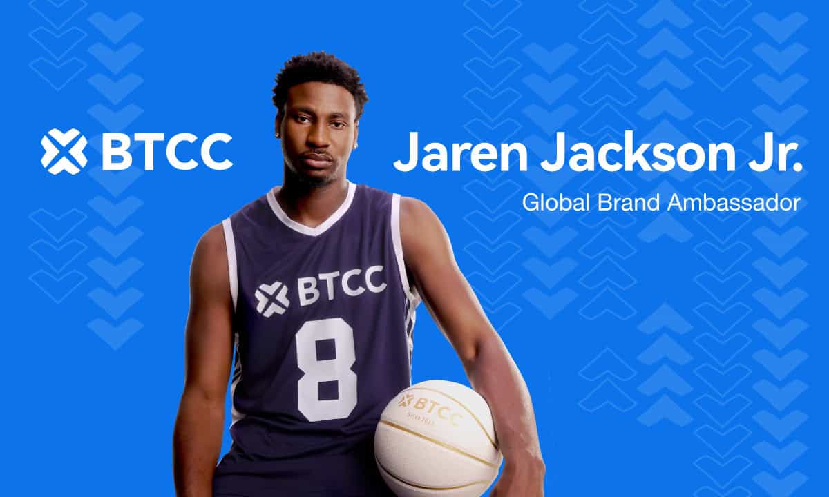 BTCC Exchange объявляет о первом спортивном спонсорстве с Jaren Jackson Jr.