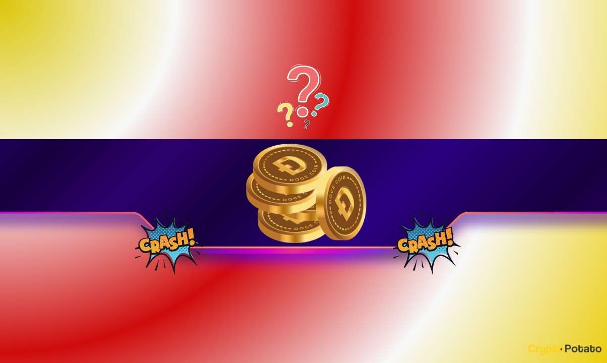 Разбивка Dogecoin выявится? Двойной шаблон мигает красной оповещения